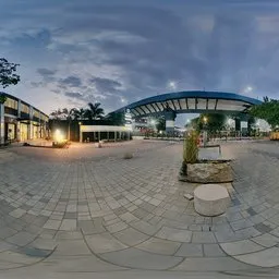 Urban Plaza Evening