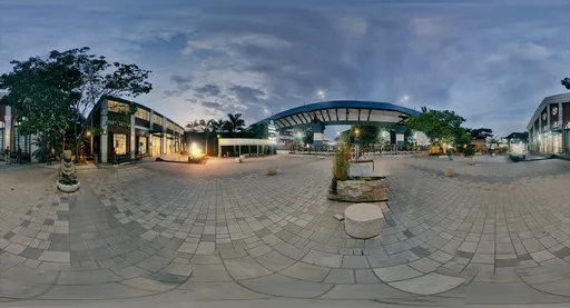 Urban Plaza Evening