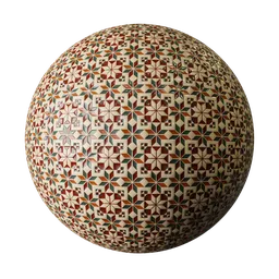 High-resolution patterned marble PBR texture for 3D rendering in Blender and other 3D applications.