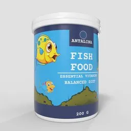 Antalina Fish Food Tub
