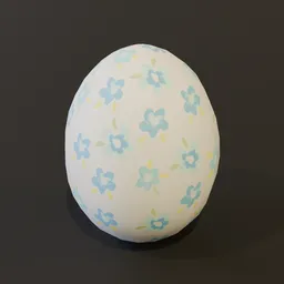 Easter Egg Flower Pattern