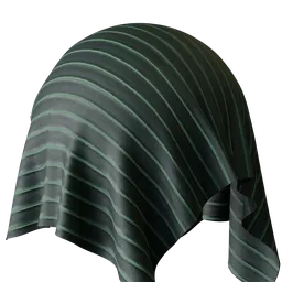 Stripe Green Velvet