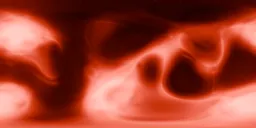 Red Nebula in Deep Dark Space