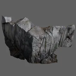 Large Rocky Corner Cliff