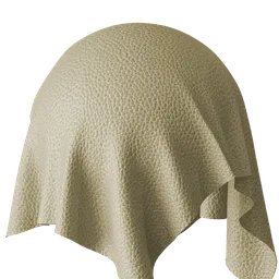 Cream Full Grain Leather