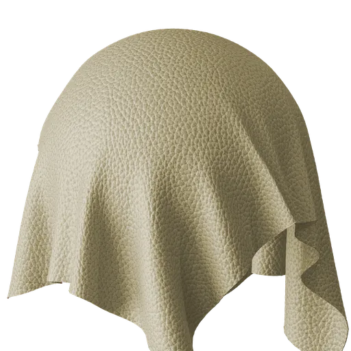 Cream Full Grain Leather