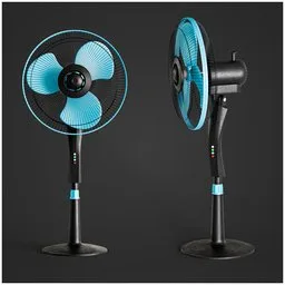Standing Electric Fan Animation