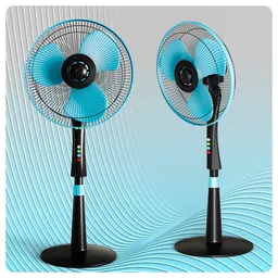 Standing Electric Fan Animation