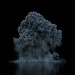 Ground Smoke Cloud Static