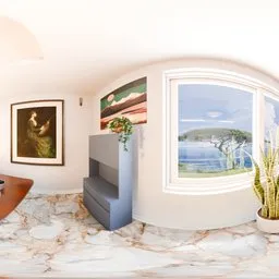 Marble Dining Space Interior