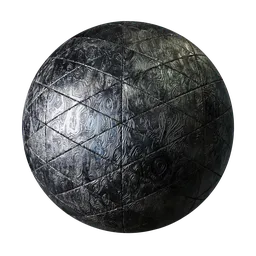 Damascus Steel Triangular Panel