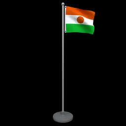 Animated Flag of Niger