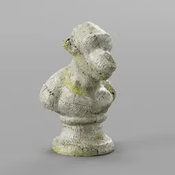 Vintage Monkey Statue