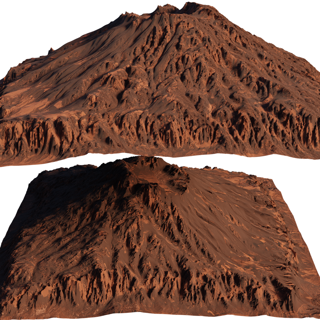 BlenderKit | Download the FREE Volcano Fluvival model