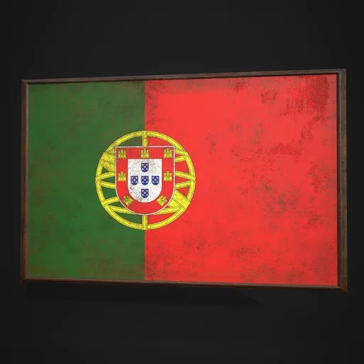 Portugal Flag Picture Frame
