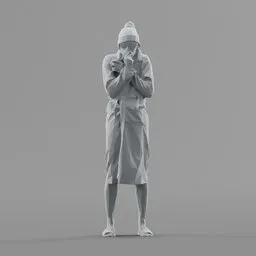 Lowpoly Male Standing
