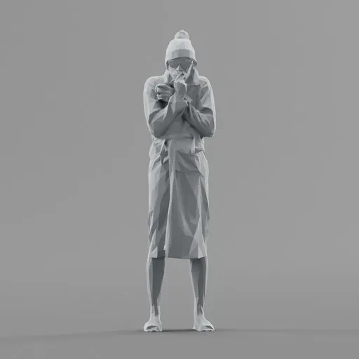 Lowpoly Male Standing