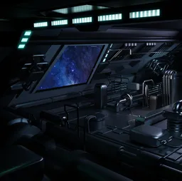 Sci-Fi Spaceship Interior