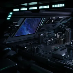 Sci-Fi Spaceship Interior