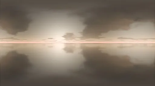 Warm Sunset Reflection Sky