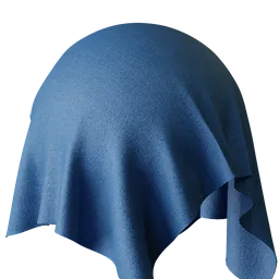 Plain Blue Chenille
