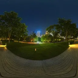 Road at night