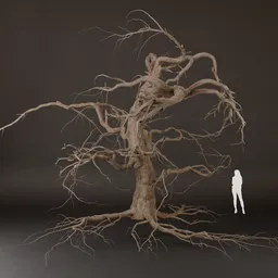 SJ-Ancient Dead Tree 3D