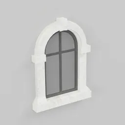 Arc Window 114x29x154