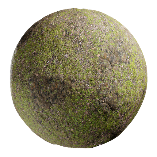 Mossy rocky ground | FREE ground materials | BlenderKit