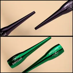 Tri color eyeliner sliding shot