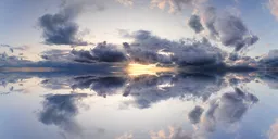 Infinite Real Sky - Cloudy Sunset