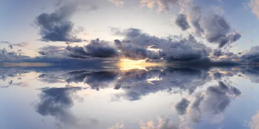 Infinite Real Sky - Cloudy Sunset