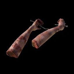 Rotten Bloody Arms With Nails