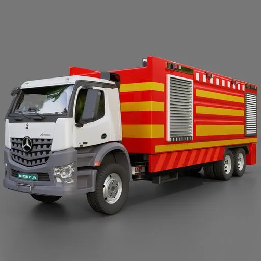 Mercedes Benz Arocs Fire Truck