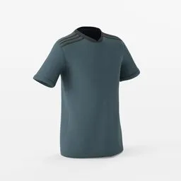 T-shirt with procedural texture