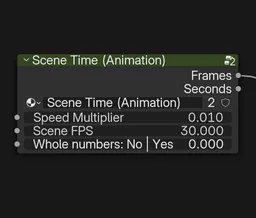 Scene Time Node [Shader Editor]