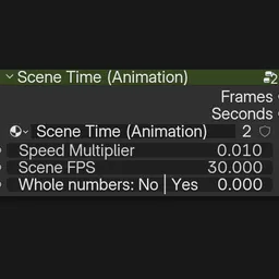 Scene Time Node [Shader Editor]