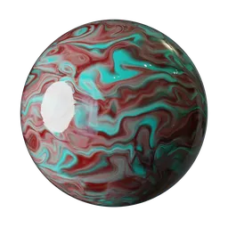 Acetate - Swirling Fluid Pattern