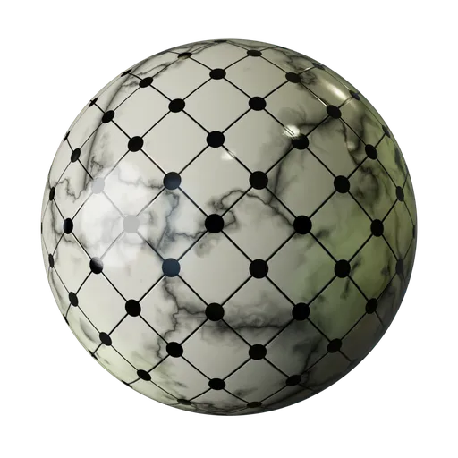 Polkadot Marble Floor