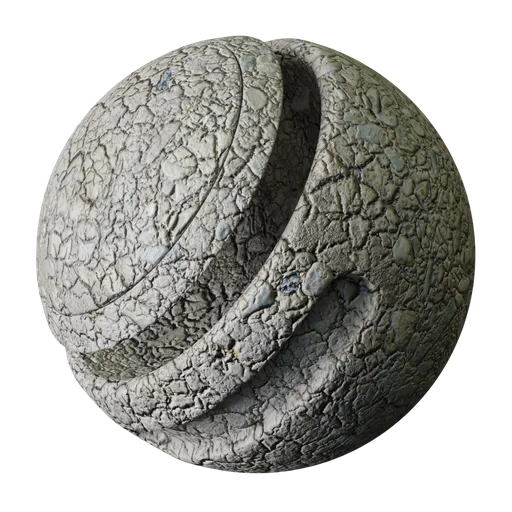 Cracked Muddy Gravel