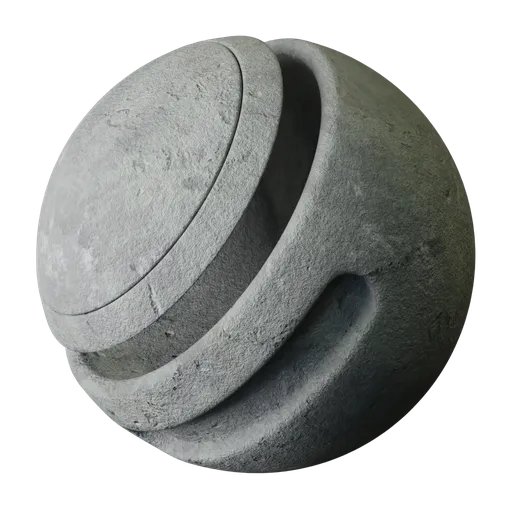 Procedural Weathered Raw Concrete