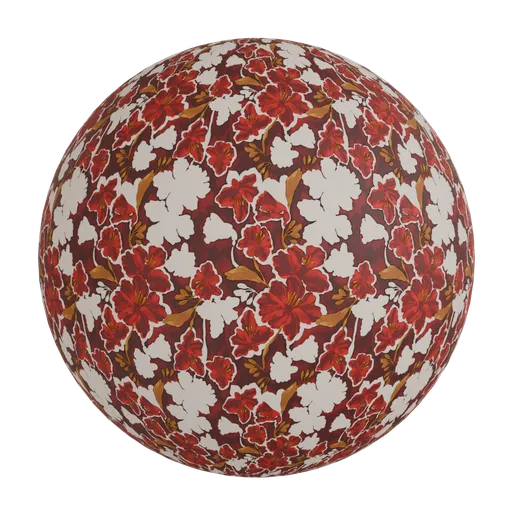 Floral motifs wallpaper