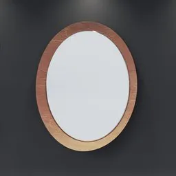 Modern Mirror (Wooden Frame)