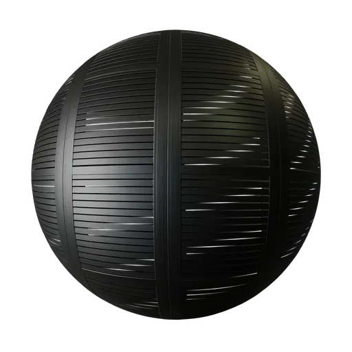 Wooden black blinds