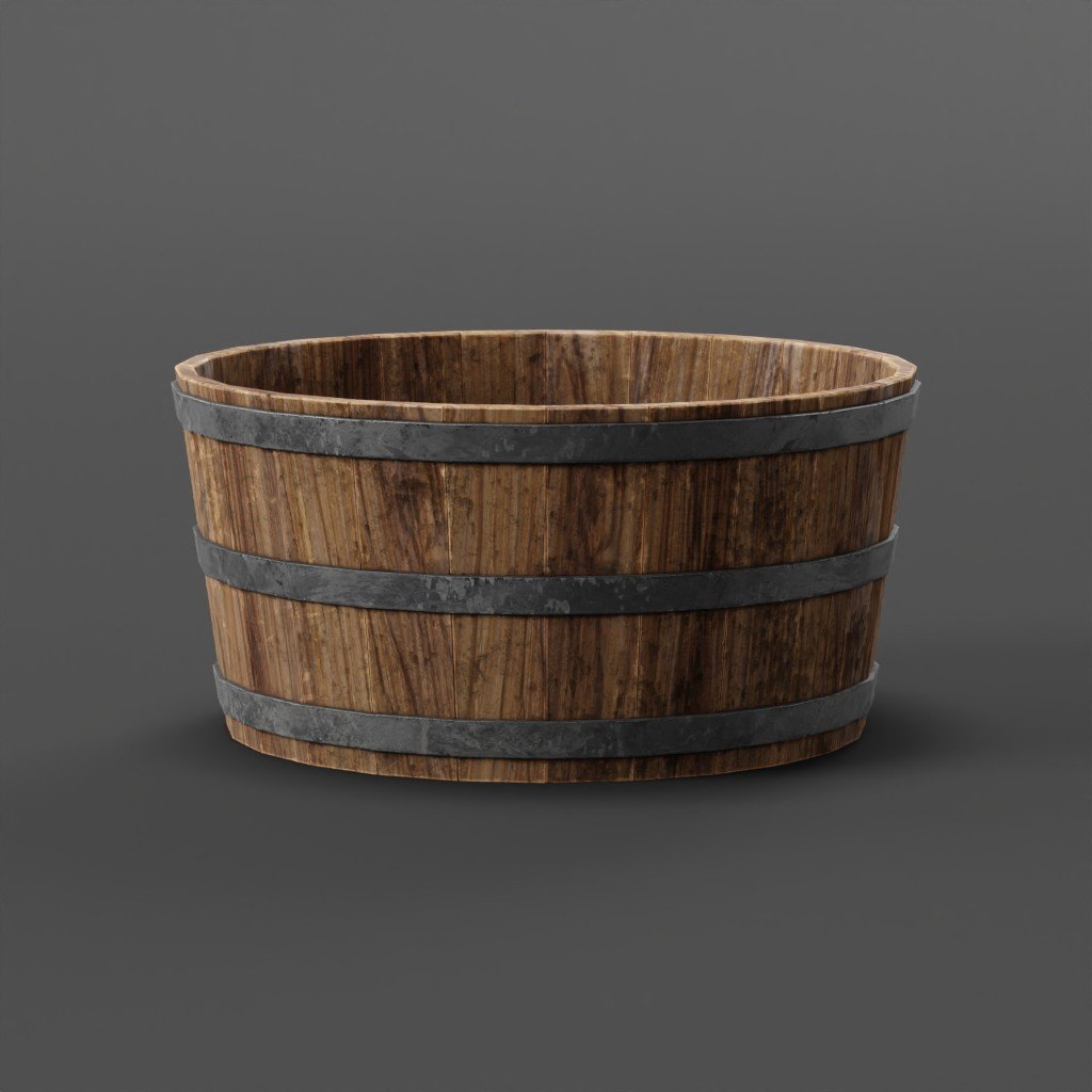 Brewer tub Containers models BlenderKit