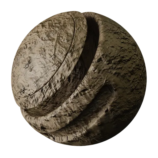 Muddy ground