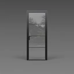 Glass door