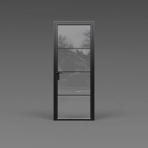 Glass door