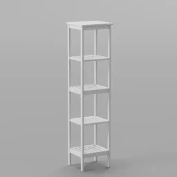 IKEA Hemnes bathroom shelves white
