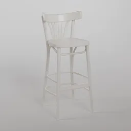 56 Barstool S110 - Light White